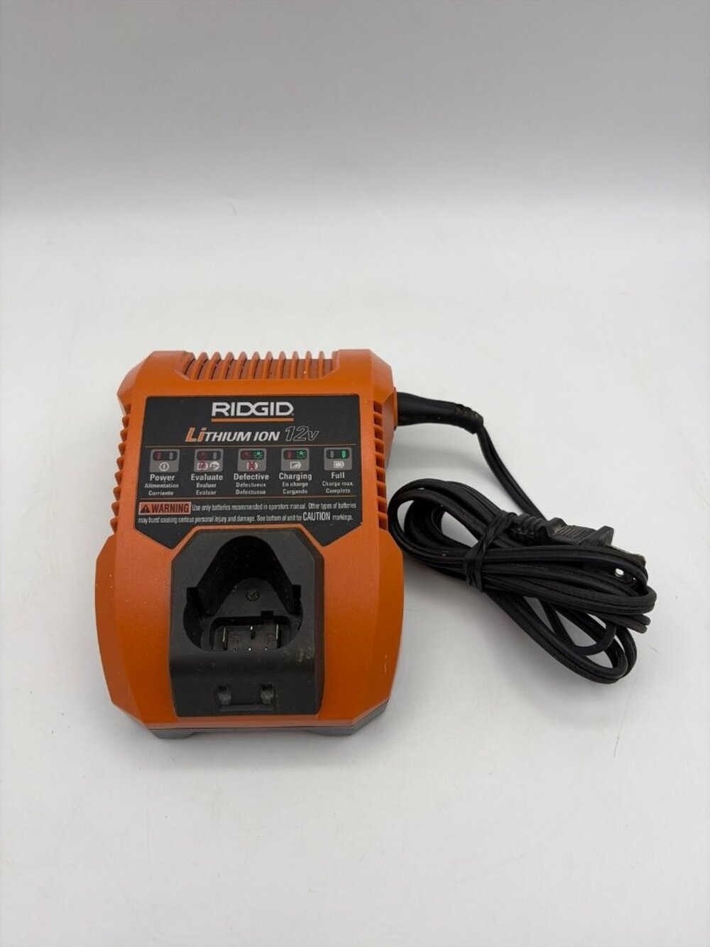 Genuine Ridgid R86049 12V Lithium Ion Battery Charger Tested Working